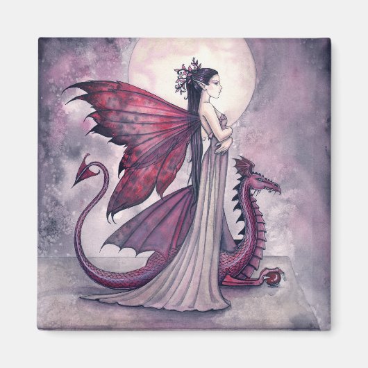 Crimson Twilight Fairy and Dragon Magnet (Devant)