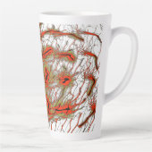Crimson Vortex Latte Mug Mok (Rechts)