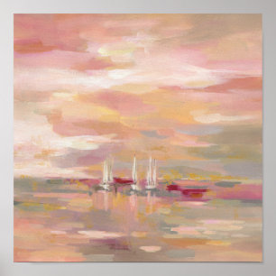 Crimson Waves Poster