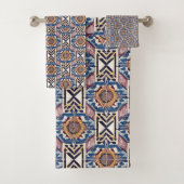 Crimson Weave Bad Handdoek (Insitu)