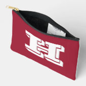 Crimson White School Varsity Letter Block Monogram Etui (Open)