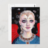 Crimson Wings Angel Briefkaart (Voorkant / Achterkant)