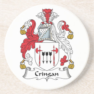 Cringan Family Crest Zandsteen Onderzetter