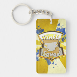 Crinkle Badge Sleutelhanger