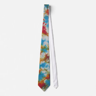 Crinkle Tie Dye Necktie Stropdas