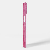 Crinkled roze crêpe stof Case-Mate iPhone case (Achterkant / Rechts)