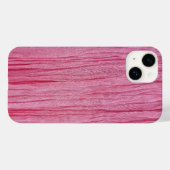 Crinkled roze crêpe stof Case-Mate iPhone case (Achterkant (horizontaal))