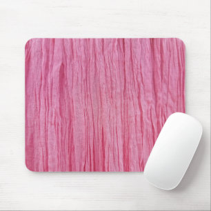 Crinkled roze crêpe stof muismat
