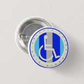 Cripple Pride World Wide Ronde Button 3,2 Cm (Voorkant /achterkant)