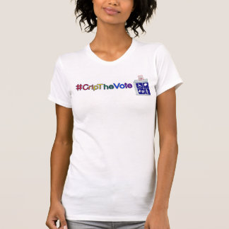 #CripTheVote T-shirt voor vrouwen die Pride vieren