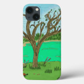 Crique avec coque ipad d'arbre (Verso)