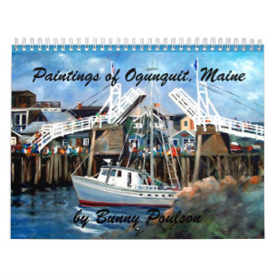 Crique de Perkins, Ogunquit, calendrier mural du
