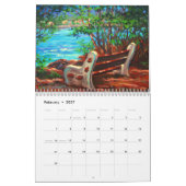 Crique de Perkins, Ogunquit, calendrier mural du (Feb 2027)