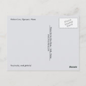 Crique de Perkins, Ogunquit, Maine - carte postale (Dos)