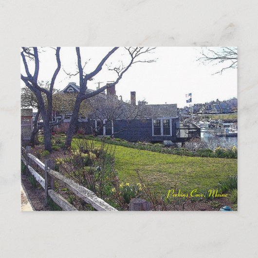 Crique de Perkins, Ogunquit, Maine - carte postale (Devant)