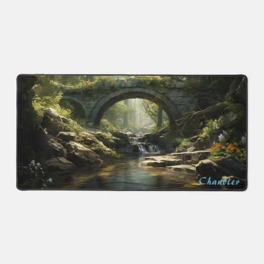 Crique personnalisée dans le tapis de bureau fores (Recto)