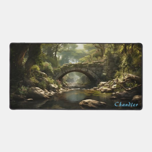 Crique personnalisée dans le tapis de bureau fores (Recto)