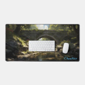 Crique personnalisée dans le tapis de bureau fores (Clavier et souris)