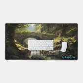 Crique personnalisée dans le tapis de bureau fores (Clavier et souris)