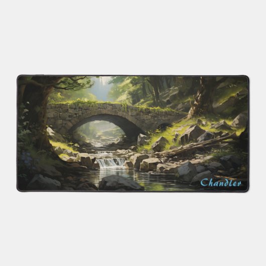 Crique personnalisée dans le tapis de bureau fores (Recto)