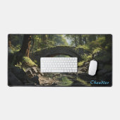 Crique personnalisée dans le tapis de bureau fores (Clavier et souris)