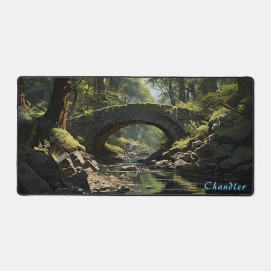 Crique personnalisée dans le tapis de bureau fores (Recto)
