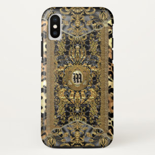 Crisaque Ponce Elegant Chic Monogram iPhone XS Hoesje