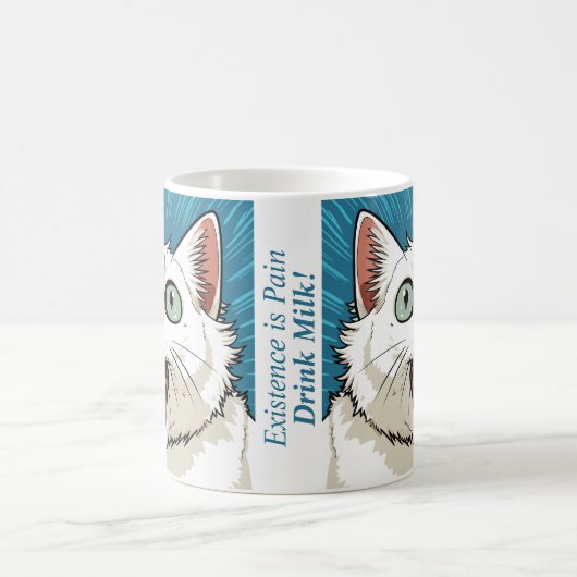 Crise existentielle Chat Mug (Centre)