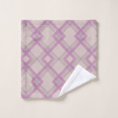 Crise Joyeux violet & crème, Chèques blancs (Gant de toilette)