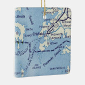 Crisfield MD  Map Keramisch Ornament (Rechts)