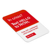 Crisistekstmagneet Magneet (Rechterzijde)