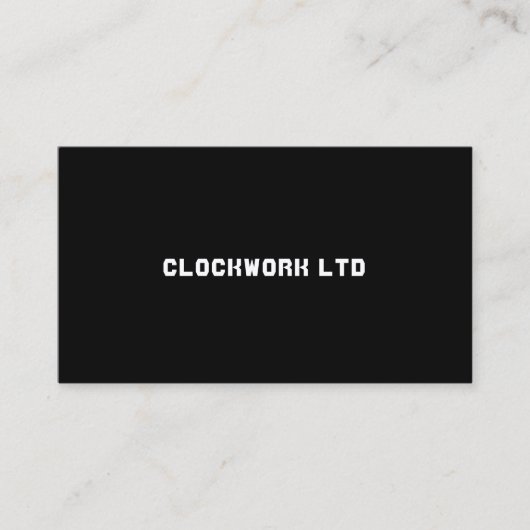 Crisp - Carte de visite (Devant)