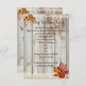 Crisp Fun Wedding Kaart (Voorkant / Achterkant)