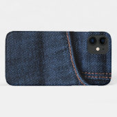 Crisp New Blue Jeans Pocket Case-Mate iPhone Case (Achterkant (horizontaal))