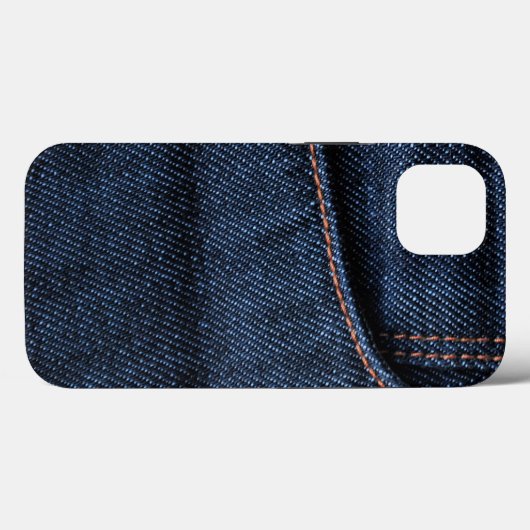 Crisp New Blue Jeans Pocket Case-Mate iPhone Case (Achterkant (horizontaal))