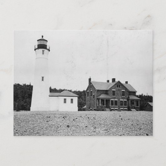Crisp Point Lighthouse Briefkaart (Voorkant)