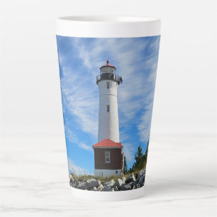 Crisp Point Lighthouse Latte Mok