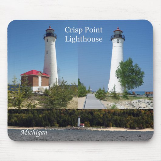 Crisp Point Lighthouse mousepad Muismat (Voorkant)