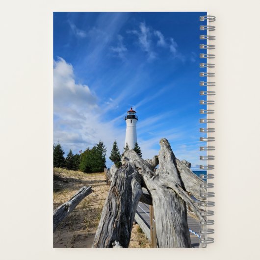Crisp Point Lighthouse Notitieboek (Achterkant)