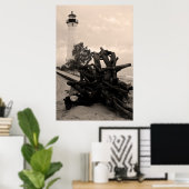 Crisp Point Lighthouse Poster (Thuiskantoor)