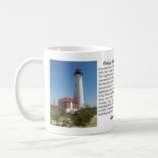 Crisp Point Vuurtoren mok (Links)
