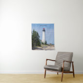 Crisp Point Vuurtoren wandtapijt Wandkleed (In situ)