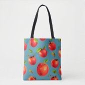 Crisp Red Apples Pattern Draagtas (Voorkant)