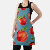 Crisp Red Apples Pattern Schort (Insitu)