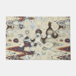 Crisp Retro Patroon Deurmat