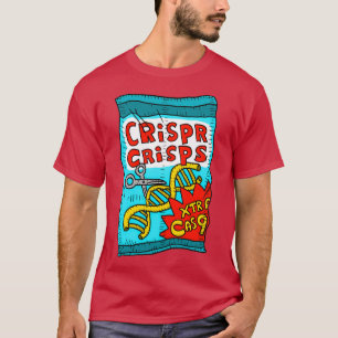 crispr cas9 chips t-shirt