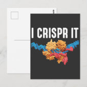 Crispr DNA-organismen Science Biology Teacher Briefkaart (Voorkant / Achterkant)