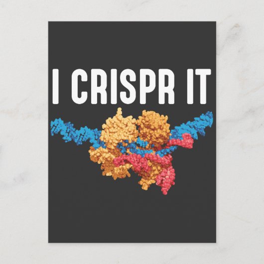 Crispr DNA-organismen Science Biology Teacher Briefkaart (Voorkant)