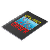 Crispr Funny Biology Student Science Biologist DNA Notitieboek (Linkerzijde)
