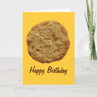 Crispy Baked Cookie Party Événement Carte d'annive